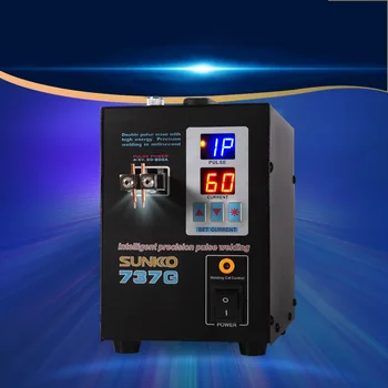 SUNKKO 737G Spot Welder 18650 lithium battery double pulse precision spot welding machine with digital LCD 110V 220V optional
SUNKKO 737G Spot Welder 18650 lithium battery double pulse precision spot welding machine with digital LCD 110V 220V optional