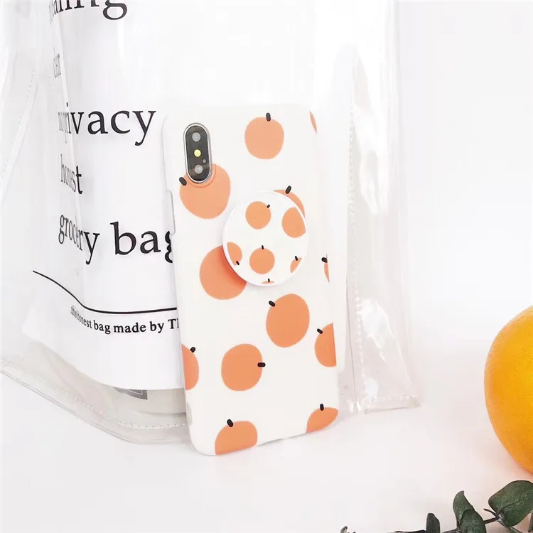 Cartoon Fruit Orange Phone Case For iphone X Case For iphone 7 6 6S 8 Plus Back Cover Summer Cases Smooth Capa With the ring
Cartoon Fruit Orange Phone Case For iphone X Case For iphone 7 6 6S 8 Plus Back Cover Summer Cases Smooth Capa With the ring