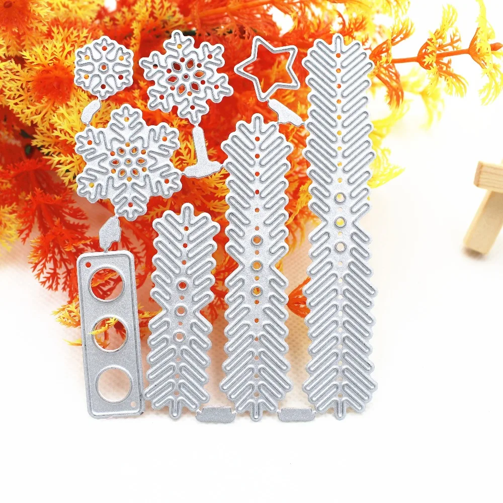 8Pcs Tree And Snowflake Metal Cutting Dies For DIY Scrapbooking Photo Album Embossing Paper Cards Decorative Crafts
8Pcs Tree And Snowflake Metal Cutting Dies For DIY Scrapbooking Photo Album Embossing Paper Cards Decorative Crafts