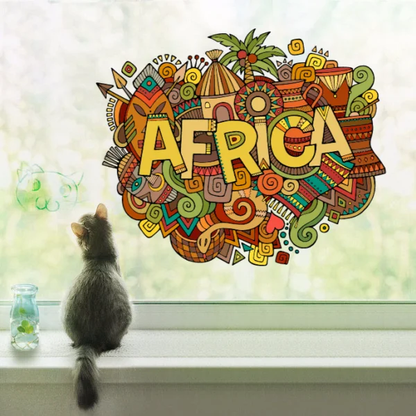 I Love Africa Illustration Fashion Wedding Decor Vinyl Waterproof Wall Sticker Bedroom Wallpaper Wall Decal Baby Rooms Decor
I Love Africa Illustration Fashion Wedding Decor Vinyl Waterproof Wall Sticker Bedroom Wallpaper Wall Decal Baby Rooms Decor