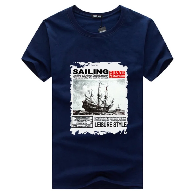 KUYOMENS Men's T-Shirts Summer Fashion Sailing Print Funny T-Shirt Men TShirt Casual Hip Hop O-Neck Short Sleeve tee shirt Male
KUYOMENS Men's T-Shirts Summer Fashion Sailing Print Funny T-Shirt Men TShirt Casual Hip Hop O-Neck Short Sleeve tee shirt Male