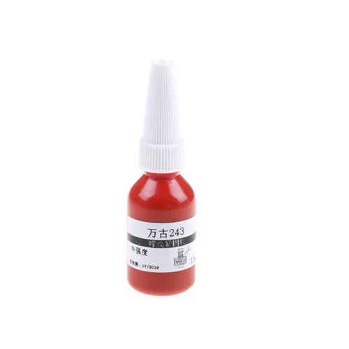 1pcs 10ml 243 Liquid Glue Blue Anaerobic Adhesive Removable Sealant Thread Super Glue For Metal Surfaces And Screw
1pcs 10ml 243 Liquid Glue Blue Anaerobic Adhesive Removable Sealant Thread Super Glue For Metal Surfaces And Screw