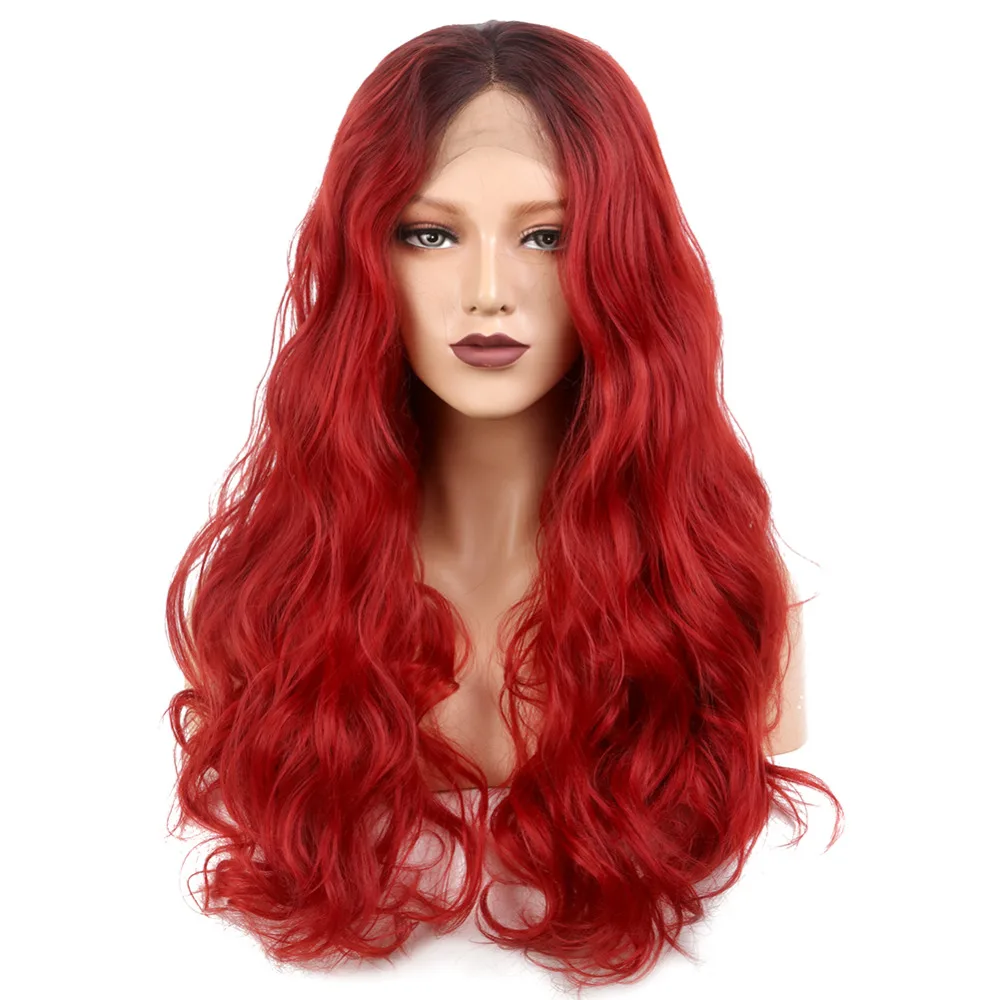EEWIGS Ombre Red Body Wave Wig With Baby Hair 24 Inch Synthetic Lace Front Wig Glueless Heat Resistant Wigs for Black Women
EEWIGS Ombre Red Body Wave Wig With Baby Hair 24 Inch Synthetic Lace Front Wig Glueless Heat Resistant Wigs for Black Women