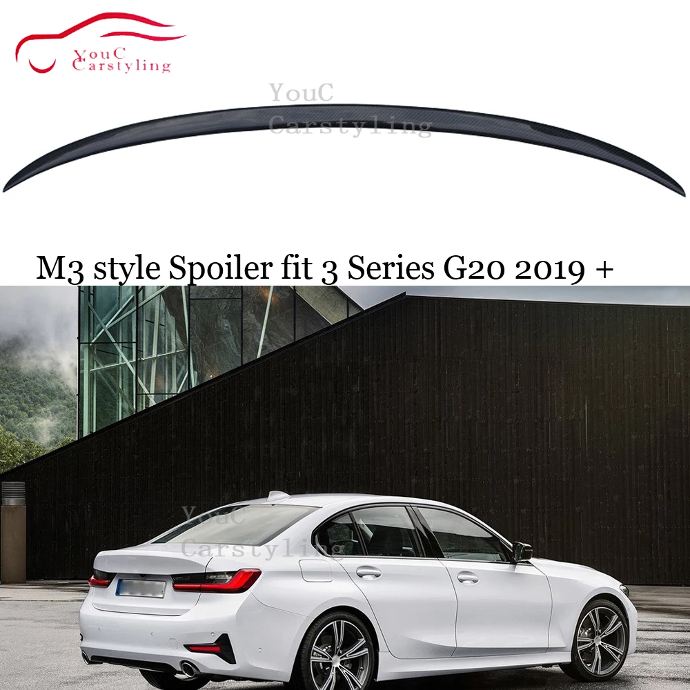 M3 Style G20 Carbon Fiber Spoiler For BMW 3 Series G20 Sedan 2019 + Rear Trunk Boot Lip Wing 330i 340i
M3 Style G20 Carbon Fiber Spoiler For BMW 3 Series G20 Sedan 2019 + Rear Trunk Boot Lip Wing 330i 340i