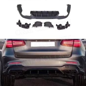 PP Rear Bumper Lip Diffuser with Exhaust Tips for Mercedes Benz GLC X253 Sport GLC 300 GLC250 GLC43 2017-2019
PP Rear Bumper Lip Diffuser with Exhaust Tips for Mercedes Benz GLC X253 Sport GLC 300 GLC250 GLC43 2017-2019