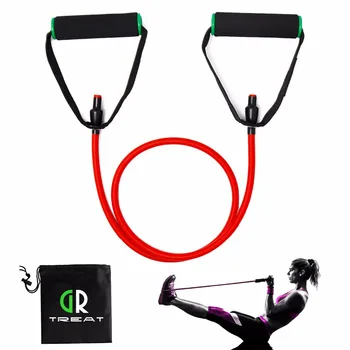 GR Resistance Tube Band Elastic Pull Rope 122cm Length With Carry Bag Fitness Workout Exercise Gym Extension Rubber Tubes
GR Resistance Tube Band Elastic Pull Rope 122cm Length With Carry Bag Fitness Workout Exercise Gym Extension Rubber Tubes