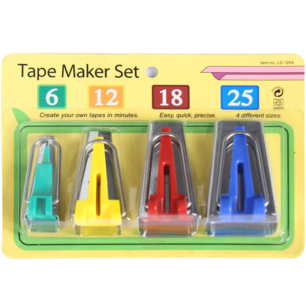 Fabric Clover Bias Tape Maker Binding Tool Sets Machine Tool Sewing Quilting Hemming Sewing Tools 6mm 12mm 18mm 25mm
Fabric Clover Bias Tape Maker Binding Tool Sets Machine Tool Sewing Quilting Hemming Sewing Tools 6mm 12mm 18mm 25mm