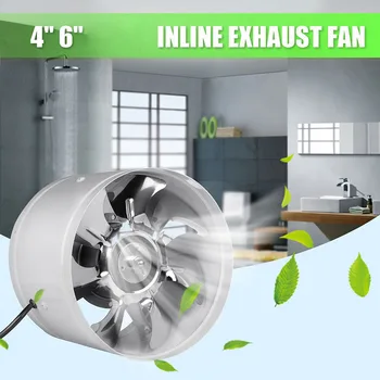 Fashion 4 Inch / 6 Inch Inline Duct Fan Booster Exhaust Blower Air Cooling Vent Metal Blades HY99 JY09
Fashion 4 Inch / 6 Inch Inline Duct Fan Booster Exhaust Blower Air Cooling Vent Metal Blades HY99 JY09