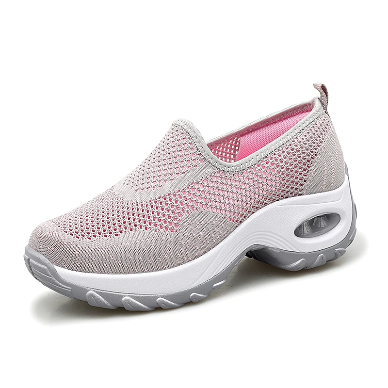 Custom Fashion Women's Fashion pink wedge workout Casual Running Shoes Lady's Breathable Mesh Fabric Soft Sneaker ladies
Custom Fashion Women's Fashion pink wedge workout Casual Running Shoes Lady's Breathable Mesh Fabric Soft Sneaker ladies