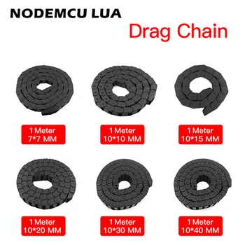 7 x 15mm 7*15mm 7X7 10 X 20 30 40 mm L1000mm Cable Drag Chain Wire Carrier with End Connectors for CNC Router Machine Tools
7 x 15mm 7*15mm 7X7 10 X 20 30 40 mm L1000mm Cable Drag Chain Wire Carrier with End Connectors for CNC Router Machine Tools