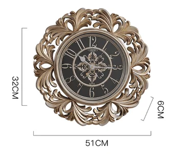 19 inch Vintage Wall Clock Living Room Mute Clock Creative Fashion Quartz Clock Bedroom Electronic Nostalgic Pendulum Ornaments
19 inch Vintage Wall Clock Living Room Mute Clock Creative Fashion Quartz Clock Bedroom Electronic Nostalgic Pendulum Ornaments