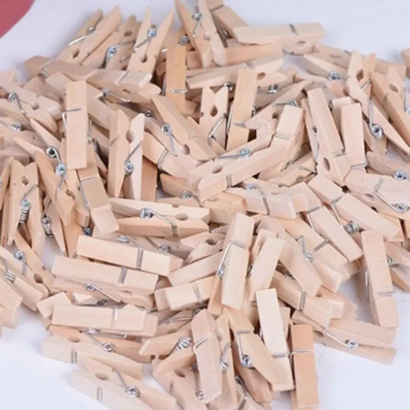 50Pcs/pack Mini Natural Wooden Clothes Photo Paper Peg Pin Clothespin Craft Clips School Office Stationery High Quality Item
50Pcs/pack Mini Natural Wooden Clothes Photo Paper Peg Pin Clothespin Craft Clips School Office Stationery High Quality Item