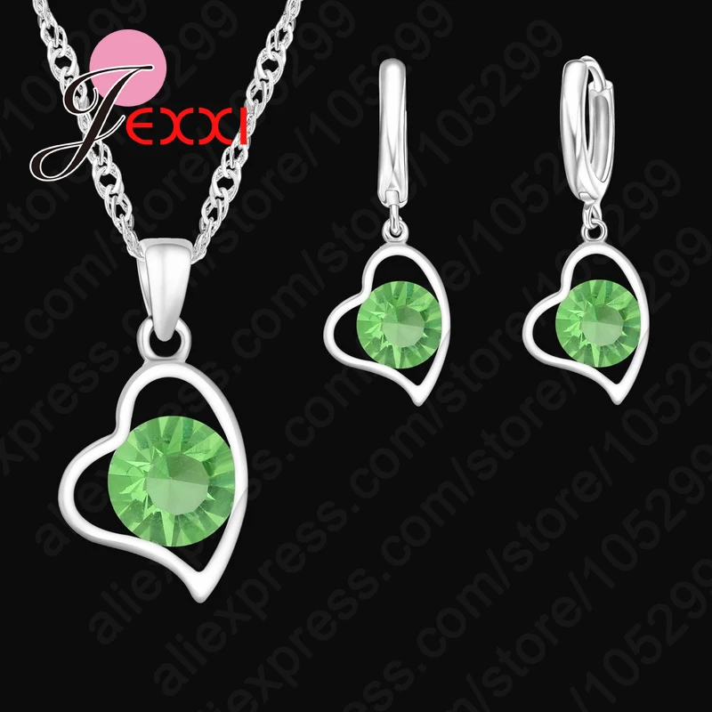 925-Sterling-Silver-Hollow-Heart-Necklace-And-Drop-Earrings-Set-Woman-Wedding-Brithday-Gifts-Fine-Jewelry (1)