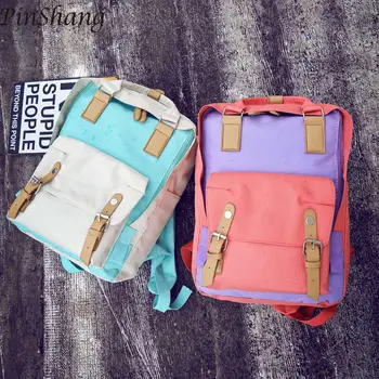 PinShang Women Backpack Color Matching Backpack Leisure Traveling Shoulder Bag for Teens Students Bags for Women 2018 ZK40
PinShang Women Backpack Color Matching Backpack Leisure Traveling Shoulder Bag for Teens Students Bags for Women 2018 ZK40