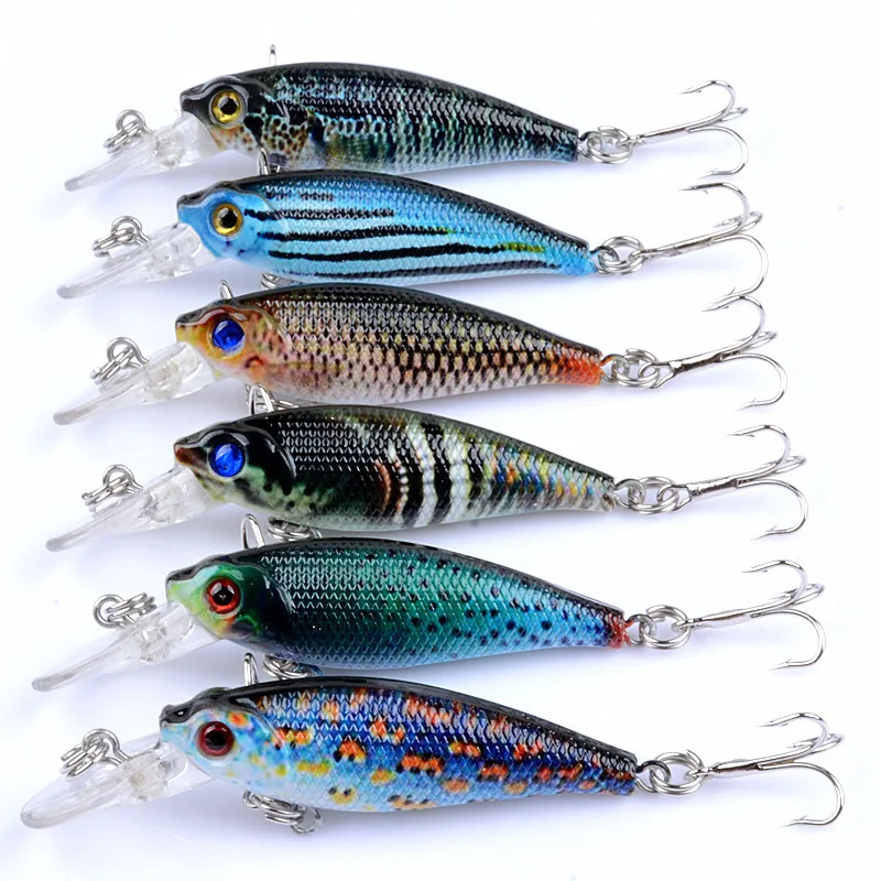 6Pcs/Lot Fishing Lure 6.5cm/5g 0.3m-0.9m Sinking Leurre Dur Peche Souple Big Sea Hard Bionic Bait Lures VMC Treble 8# Hooks
6Pcs/Lot Fishing Lure 6.5cm/5g 0.3m-0.9m Sinking Leurre Dur Peche Souple Big Sea Hard Bionic Bait Lures VMC Treble 8# Hooks