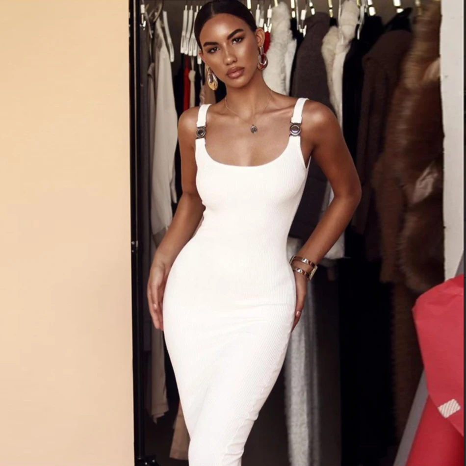 2019 New Summer Celebrity Party Bodycon Bandage Dress Women White Spaghetti Strap Elegant Sexy NightClub Dress Women Vestidos
2019 New Summer Celebrity Party Bodycon Bandage Dress Women White Spaghetti Strap Elegant Sexy NightClub Dress Women Vestidos