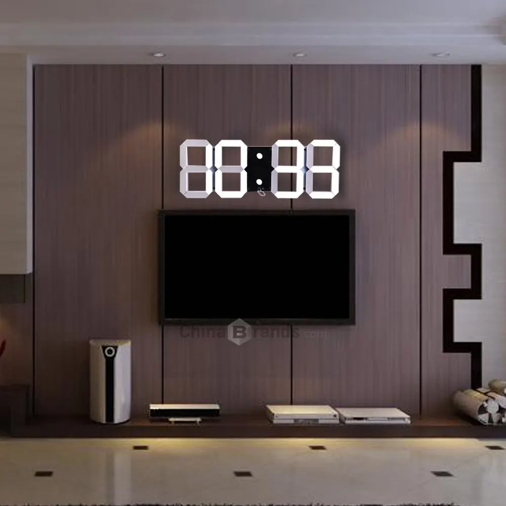 Multi-Use Big Led Digital Wall Clock Remote Control Led Is Adjustable Alarm Stopwatch Thermometer Countdown Calendar GG
Multi-Use Big Led Digital Wall Clock Remote Control Led Is Adjustable Alarm Stopwatch Thermometer Countdown Calendar GG