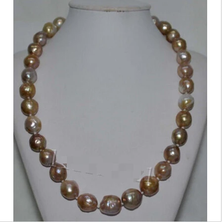 GORGEOUS 13-14mm Natural AAA Rare Multicolor Pearl necklace 18" @^18K GP style Fine jewe Noble Natural jade SHIPPING
GORGEOUS 13-14mm Natural AAA Rare Multicolor Pearl necklace 18" @^18K GP style Fine jewe Noble Natural jade SHIPPING