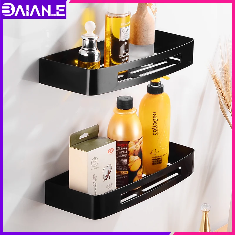 Bathroom Shelf Black Stainless Steel Corner Storage Holder Shelves Bathroom Accessories Wall Mounted Shower Shampoo Caddy Basket
Bathroom Shelf Black Stainless Steel Corner Storage Holder Shelves Bathroom Accessories Wall Mounted Shower Shampoo Caddy Basket