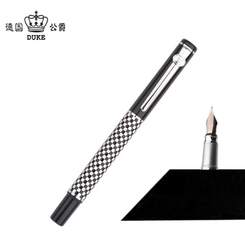 Duke 928 Classic Black and White Chessboard Metal Fountain Pen with 0.5mm Nib Inking Pens with Original Case Christmas Gift
Duke 928 Classic Black and White Chessboard Metal Fountain Pen with 0.5mm Nib Inking Pens with Original Case Christmas Gift