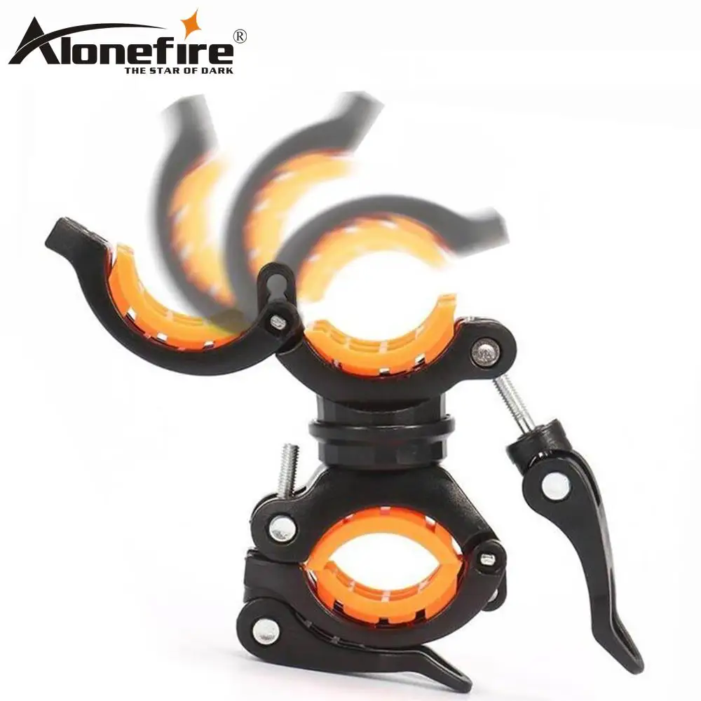 AloneFire BC05 360 Degree Rotation Cycling Bike Flashlight Holder Bicycle Light Torch Mount LED Head Front Lamp Headlight clip
AloneFire BC05 360 Degree Rotation Cycling Bike Flashlight Holder Bicycle Light Torch Mount LED Head Front Lamp Headlight clip