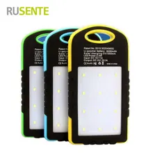High quality Universal LED Light Outdoor Powerbak 8000mAh Solar battery font b Power b font font