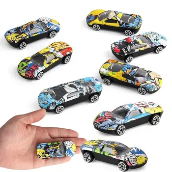 Return Alloy Iron Shell Car Racing Model Alloy Graffiti Simulation Car 7.5CM Children's Diecast Vehicle Kids Toys Christmas Gift
Return Alloy Iron Shell Car Racing Model Alloy Graffiti Simulation Car 7.5CM Children's Diecast Vehicle Kids Toys Christmas Gift