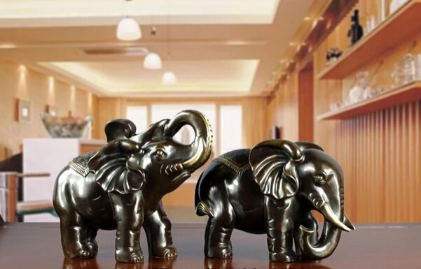 Collectible bronze lion statue S0851 Chinese Pure bronze Copper Feng Shui Auspicious Lucky Elephant one Pair B0403
Collectible bronze lion statue S0851 Chinese Pure bronze Copper Feng Shui Auspicious Lucky Elephant one Pair B0403
