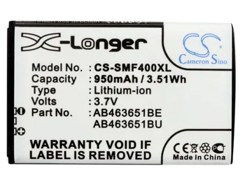 Cameron Sino 950mAh Battery for Samsung AB463651BC AB463651BE AB463651BEC AB463651BU,Blade Chat 322 Genio Qwerty GH-J800
Cameron Sino 950mAh Battery for Samsung AB463651BC AB463651BE AB463651BEC AB463651BU,Blade Chat 322 Genio Qwerty GH-J800