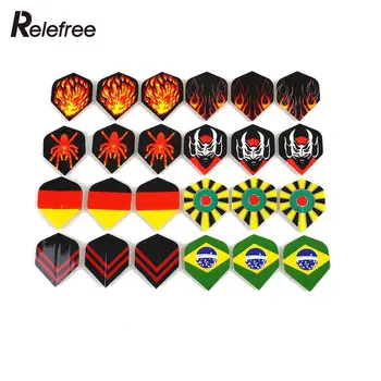 60Pcs Popular Pattern Nice Darts Tail Flights Wing Mixed Style for Professional Darts Wing Tail Cool Outdoor Sports 4.3*3.5cm
60Pcs Popular Pattern Nice Darts Tail Flights Wing Mixed Style for Professional Darts Wing Tail Cool Outdoor Sports 4.3*3.5cm