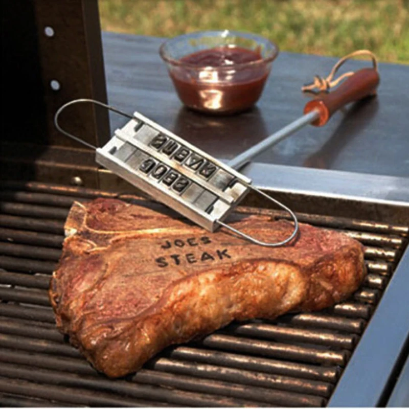 43cm BBQ Branding Iron Tong 55 Letters DIY Barbecue Letter Printed BBQ Steak Tool Meat Grill Forks Barbecue Tool Accessories 78
43cm BBQ Branding Iron Tong 55 Letters DIY Barbecue Letter Printed BBQ Steak Tool Meat Grill Forks Barbecue Tool Accessories 78