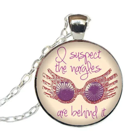 2017 New Luna Lovegood Necklace I Suspect The Nargles Are Behind It Pendant Quote Jewelry Glass Dome Pendants Necklaces HZ1
2017 New Luna Lovegood Necklace I Suspect The Nargles Are Behind It Pendant Quote Jewelry Glass Dome Pendants Necklaces HZ1