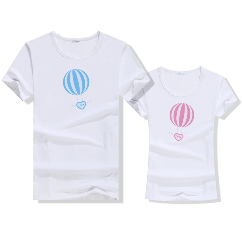 B14 love hot air balloon Summer Couple Lovers T-Shirt For Women Men Casual White Tops Tshirt Creative T Shirt Female Sweetheart
B14 love hot air balloon Summer Couple Lovers T-Shirt For Women Men Casual White Tops Tshirt Creative T Shirt Female Sweetheart