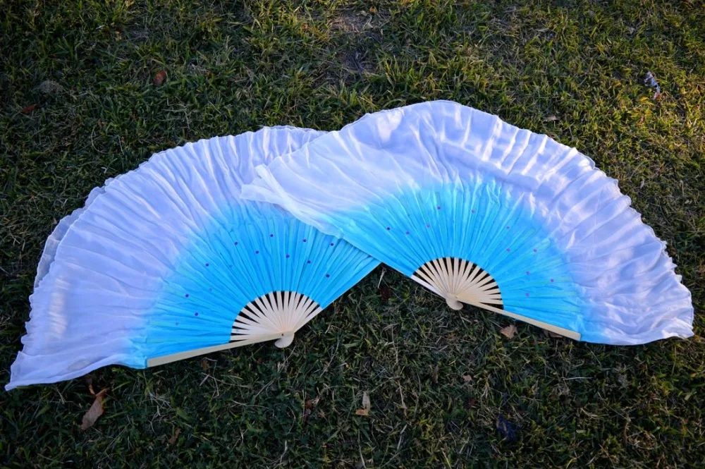 2016 women of high quality silk Chinese belly dance dance fan cheap hot Turquoise+White double short silk fan
2016 women of high quality silk Chinese belly dance dance fan cheap hot Turquoise+White double short silk fan