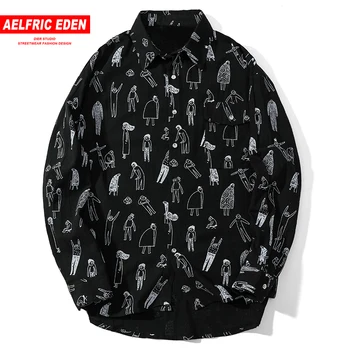 Aelfric Eden Casual Long Sleeve Shirt Men Harajuku Long Sleeve Character Print 2018 Hip Hop Shirts Male Slim Fit Streetwear KJ56
Aelfric Eden Casual Long Sleeve Shirt Men Harajuku Long Sleeve Character Print 2018 Hip Hop Shirts Male Slim Fit Streetwear KJ56