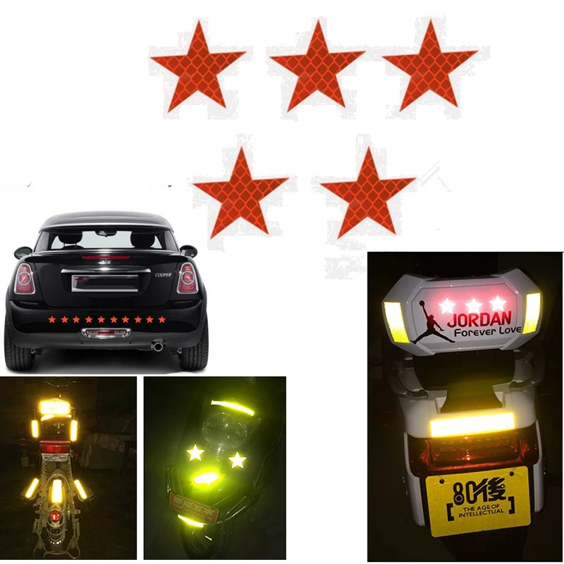5X Star For Volkswagen VW Polo Passat B5 B6 CC Golf 4 5 6 7 Touran T5 Tiguan Bora Car Crash Reflective Warning Sticker
5X Star For Volkswagen VW Polo Passat B5 B6 CC Golf 4 5 6 7 Touran T5 Tiguan Bora Car Crash Reflective Warning Sticker