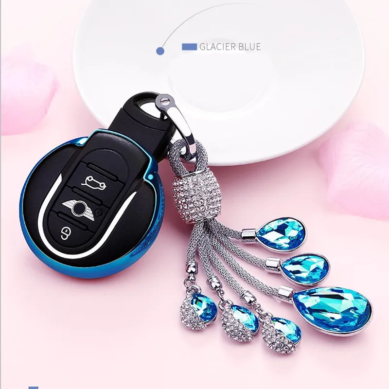 Для BMW mini cooper key защитное покрытие модификация Мини-Автомобильный ключ цепочка