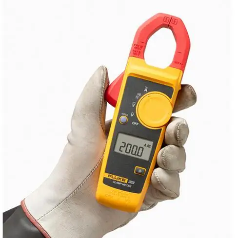 Fluke 303 Digital Clamp Meter Multimeter, AC 600A Backlight Display F-303
Fluke 303 Digital Clamp Meter Multimeter, AC 600A Backlight Display F-303