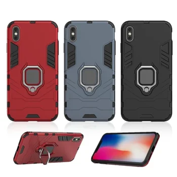 100pcs/lot For iphone X XS MAX XR 8 7 6 plus 5S Armor Hybrid PC+TPU Defender Case Come with Ring Bracket Retail Package
100pcs/lot For iphone X XS MAX XR 8 7 6 plus 5S Armor Hybrid PC+TPU Defender Case Come with Ring Bracket Retail Package