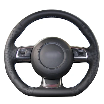 Hand-stitched Black PU Artificial Leather Steering Wheel Cover for Audi TT TTS (8J) 2006-2014 A3 S3 (8P) Sportback 2008-2012 R8
Hand-stitched Black PU Artificial Leather Steering Wheel Cover for Audi TT TTS (8J) 2006-2014 A3 S3 (8P) Sportback 2008-2012 R8