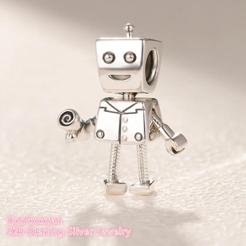2019 Valentine's Day 100% 925 Sterling Silver RoBot Charm beads Fit Original Pandora Charms Bracelet DIY jewelry
2019 Valentine's Day 100% 925 Sterling Silver RoBot Charm beads Fit Original Pandora Charms Bracelet DIY jewelry