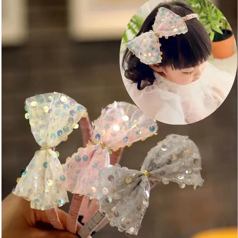 Sequin hair clips for girls chiffon hair bows glittery bowknot kids hairbands headbands head hoop girls child hair accessories
Sequin hair clips for girls chiffon hair bows glittery bowknot kids hairbands headbands head hoop girls child hair accessories