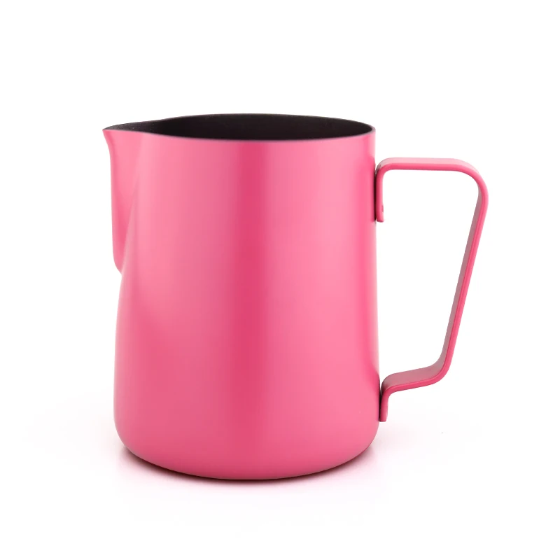 Iridescent Black Blue Stainless Steel Coffee Milk Jug Well Pick