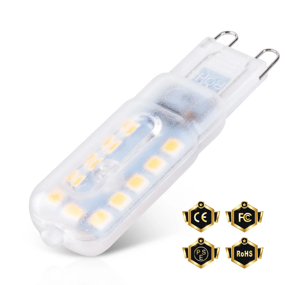 G9 LED Lamp 220V Corn Bulb LED Candle Bulb 3W Ampoule Led g9 Light for Home 5W Chandelier Lighting Replace Halogen Lamp 2835 SMD
G9 LED Lamp 220V Corn Bulb LED Candle Bulb 3W Ampoule Led g9 Light for Home 5W Chandelier Lighting Replace Halogen Lamp 2835 SMD