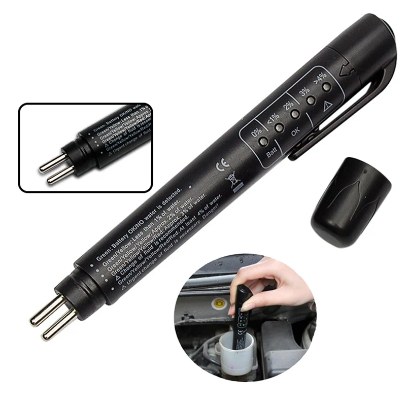 Lowest Price Car Detector Brake Fluid Tester Pen 5 LED Auto Vehicle Automotive Testing Tool Diagnostic Tool Brake Tester
Lowest Price Car Detector Brake Fluid Tester Pen 5 LED Auto Vehicle Automotive Testing Tool Diagnostic Tool Brake Tester