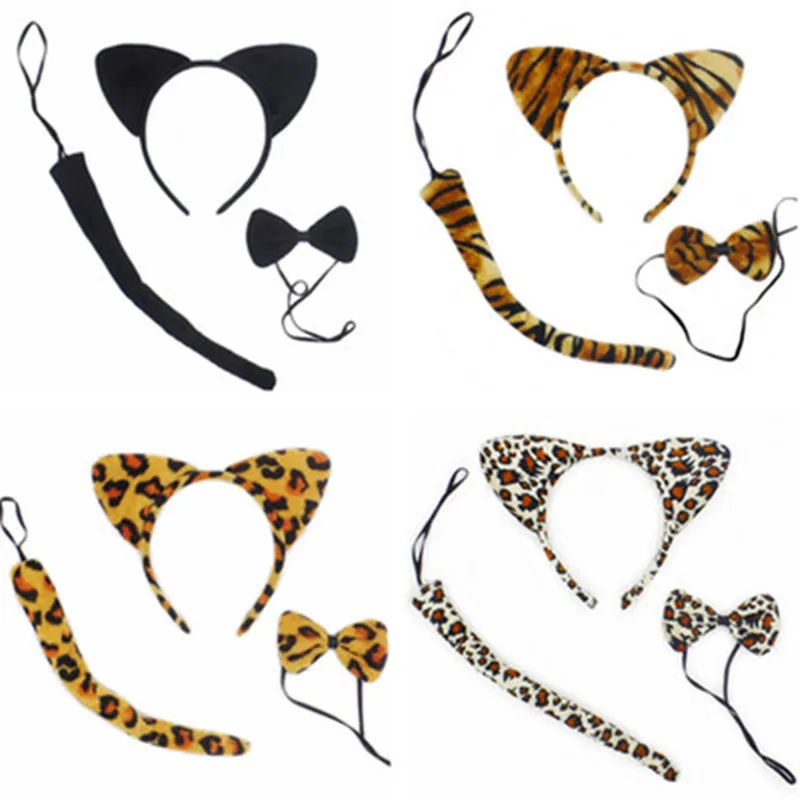 Children's Day Festival Performance Headband Tie Tail 3PC Set Cartoon Leopard Kindergarten Dance Party Cat Ears Hair decoration
Children's Day Festival Performance Headband Tie Tail 3PC Set Cartoon Leopard Kindergarten Dance Party Cat Ears Hair decoration