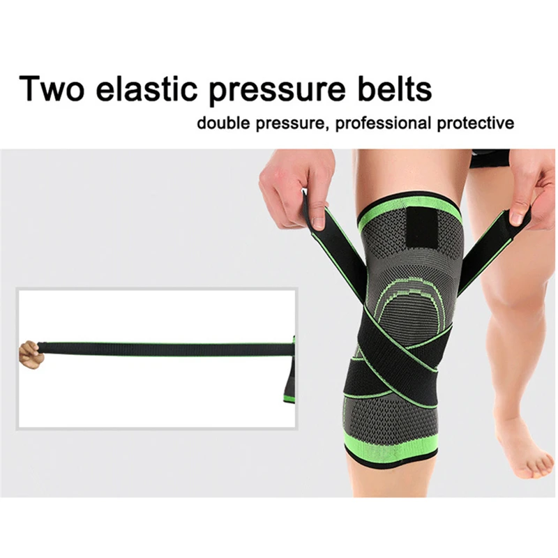 Kneepad 1 PCS 3D Weaving Knee Brace Breathable breathable high elastic Sleeve Support for Climbing Running outdoor 2019 Hot
Kneepad 1 PCS 3D Weaving Knee Brace Breathable breathable high elastic Sleeve Support for Climbing Running outdoor 2019 Hot