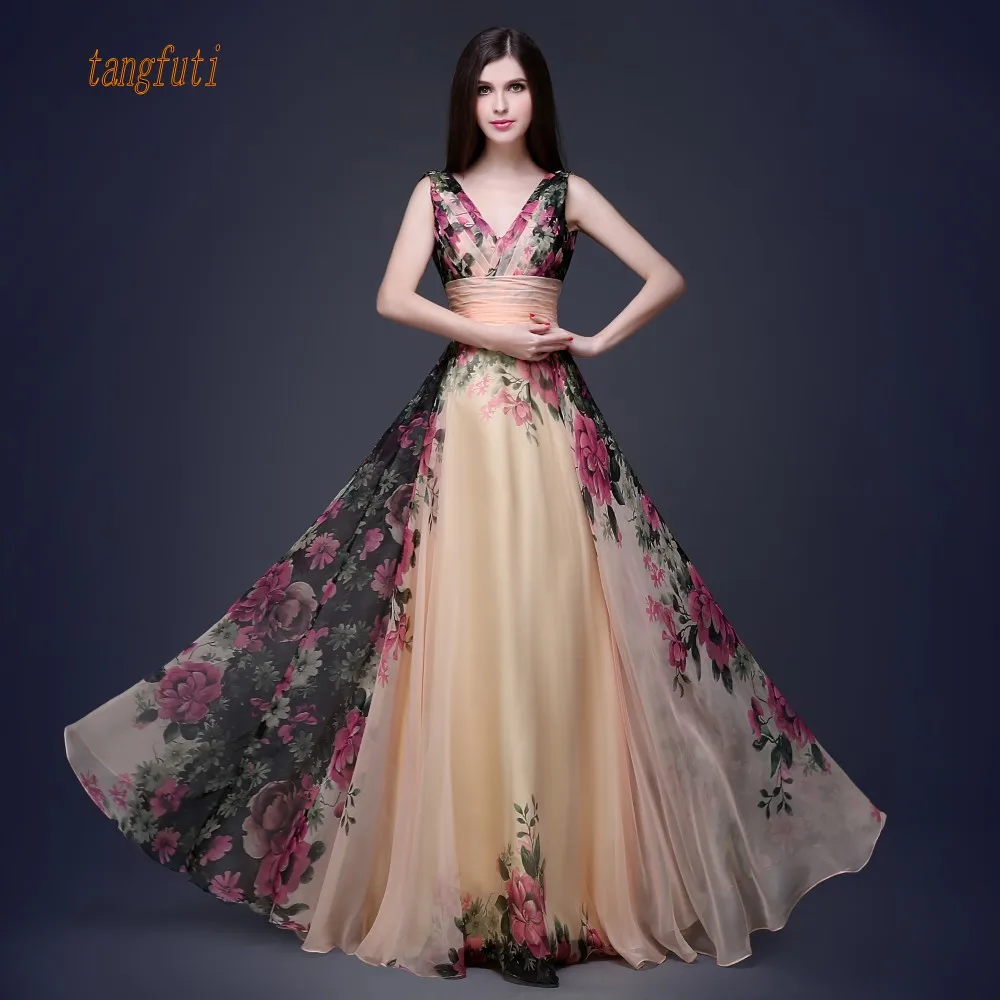 Long Evening Dress 2018 Floral Print Chiffon Evening Gowns A Line Long Formal Party Gowns
Long Evening Dress 2018 Floral Print Chiffon Evening Gowns A Line Long Formal Party Gowns