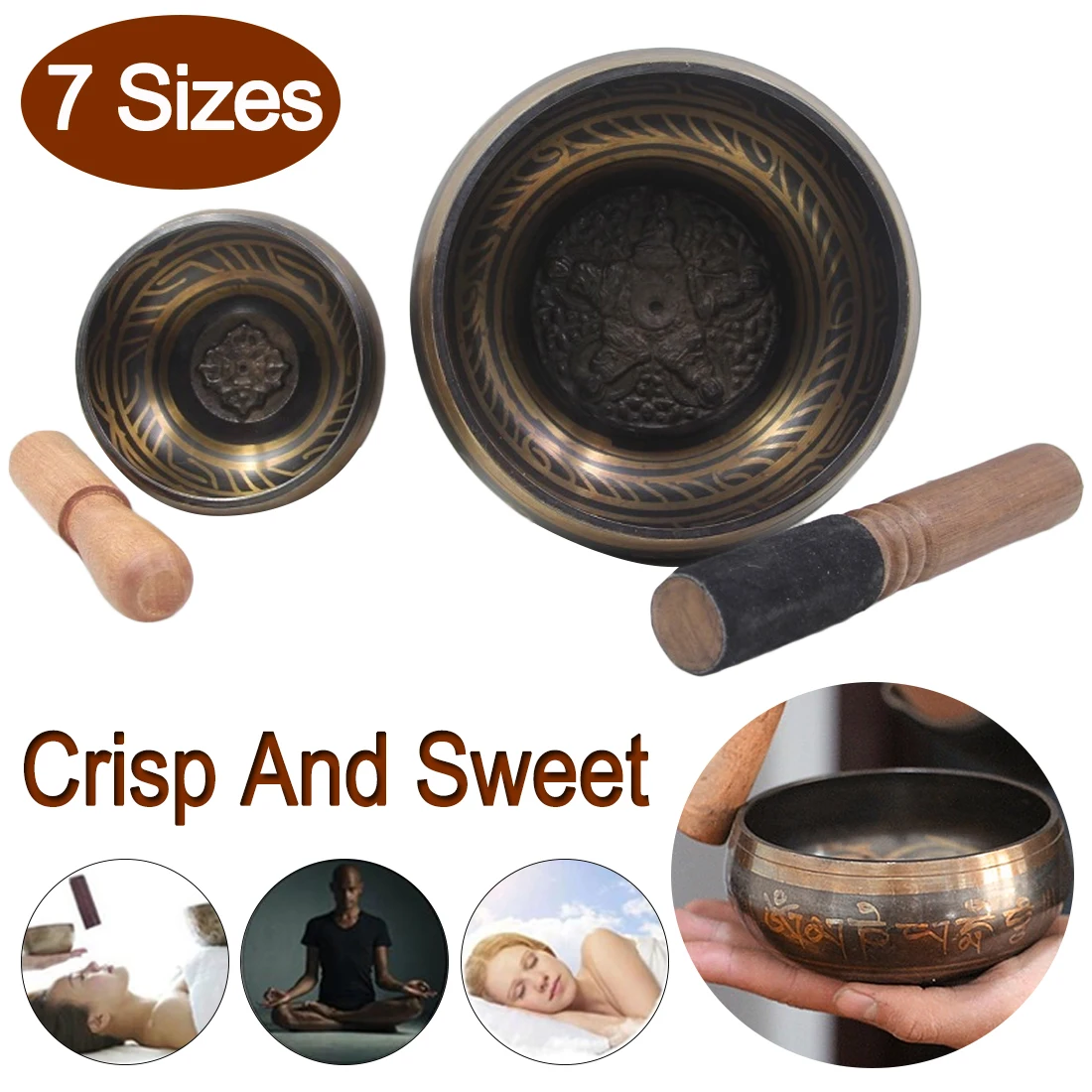 Nepalese Buddhist scriptures Tibetan Bowl Sing Bowl Nepalese Buddhist Tibetan Chanting Yoga Meditation Bowl Sound therapy
Nepalese Buddhist scriptures Tibetan Bowl Sing Bowl Nepalese Buddhist Tibetan Chanting Yoga Meditation Bowl Sound therapy