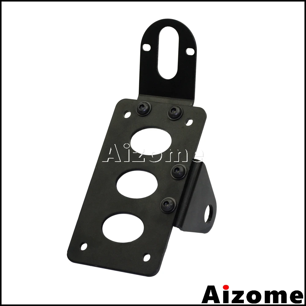 Motorcycle Stop Lamp License Plate Bracket Side Mount Tail Light Holder For Harley Cafe Racer Bobber Chopper w/ 3/4" Axles
Motorcycle Stop Lamp License Plate Bracket Side Mount Tail Light Holder For Harley Cafe Racer Bobber Chopper w/ 3/4" Axles